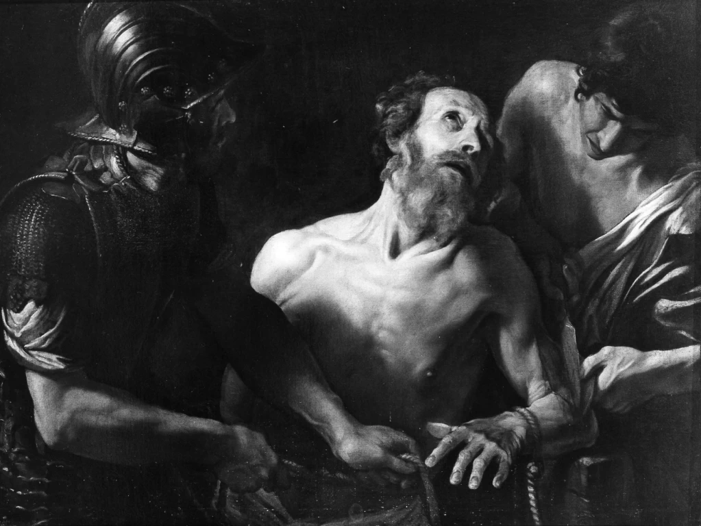 204-Giovanni Lanfranchi-San Bartolomeo è scorticato vivo -Galleria Corsini, Roma  